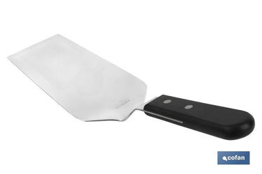 Cofan – Espátula Acodada | Acero Inoxidable Profesional para Cocina y Barbacoa